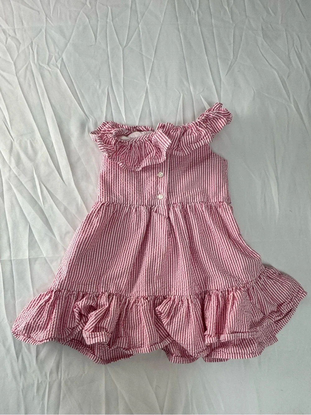 Baby Ralph Lauren Pink And White Monogram 2 Pc (LmL)